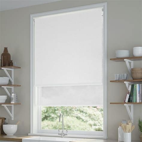 Twist2fit Double Roller Titan Snow White Blind