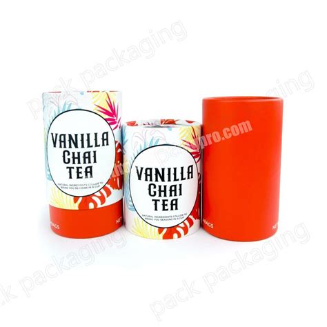 Wholesale Round Kraft Paper Tube Packaging Biodegradable Cardboard Tea Paper Tube