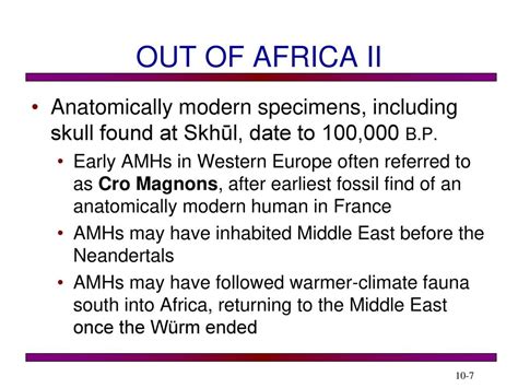 1 C H A P T E R The Origin And Spread Of Modern Humans Ppt Download