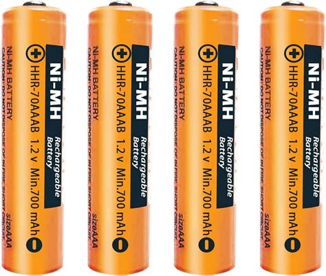 HHR 70AAAB NI MH AAA Piles Rechargeables pour téléphone sans Fil