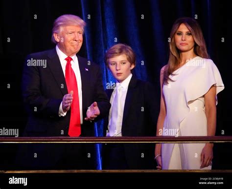 Melania And Barron Trump Stockfotos Und Bilder Kaufen Alamy