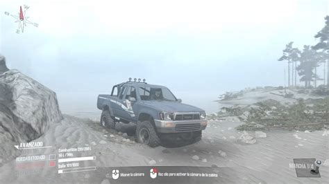 Toyota Hilux En El Mapa La Isla Mudrunner Youtube