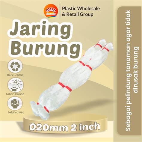 Jual Jaring Burung Mm Inch Jaring Pelindung Padi Shopee Indonesia