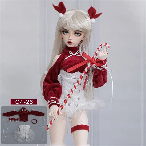 Shin 1 4 Bjd Clothes Lds Cai Girl Clothes Big Chest Bjd Dress Doll