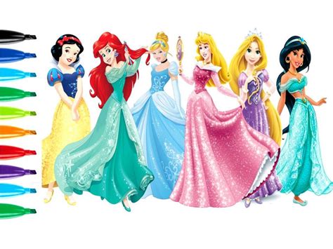 All Disney Princess Drawings For Kids