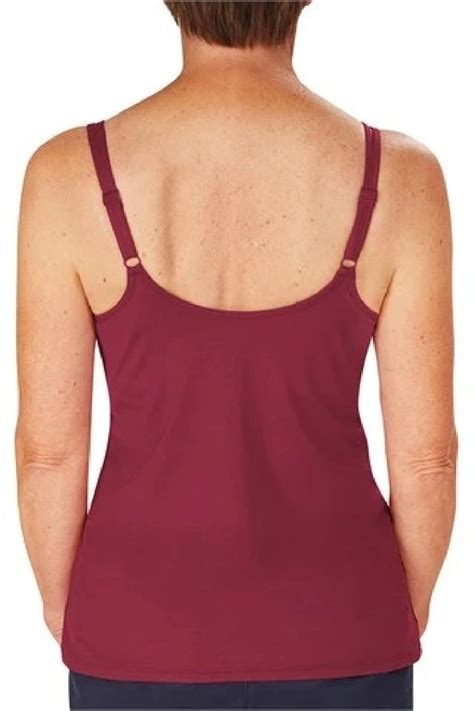 Amoena Valletta Mastectomy Camisole Red