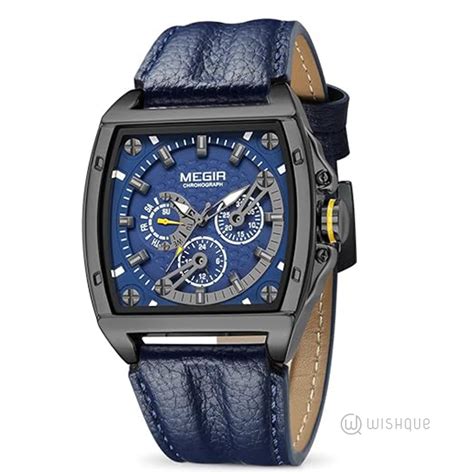 Megir Chronograph Luminous Sport Wrist Watch Blue Ml G Bkbe Wishque