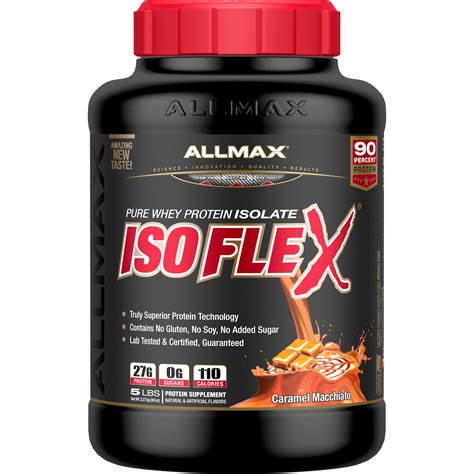 Allmax Nutrition Isoflex Pure Whey Protein Isolate Wpi Ion Charged