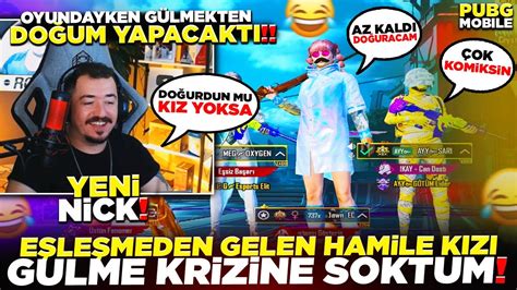 YENİ NİCKİ İLE HAMİLE KIZI GÜLME KRİZİNE SOKTUM PUBG MOBİLE YouTube