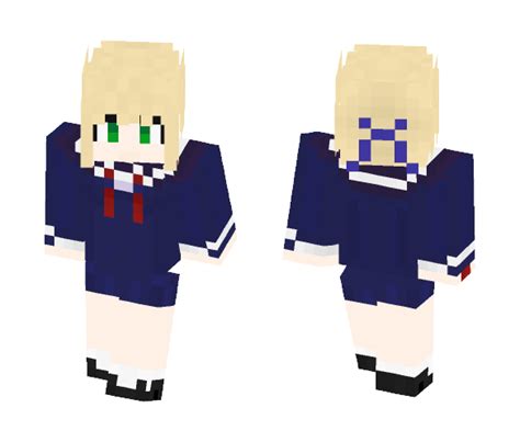 Get Fate Zero School Saber Skin Minecraft Skin For Free Superminecraftskins