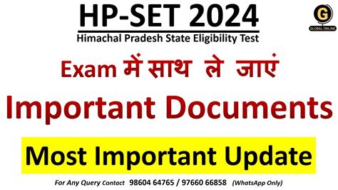 HPSET 2024 Official Instructions Himachal Pradesh SET Official Notice