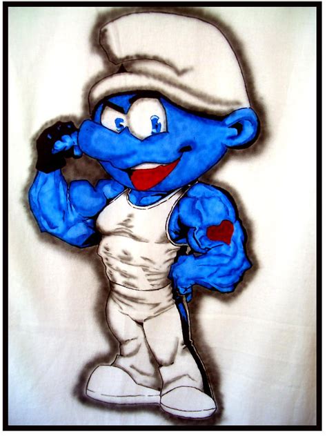 hefty smurf by mr-cherry on DeviantArt