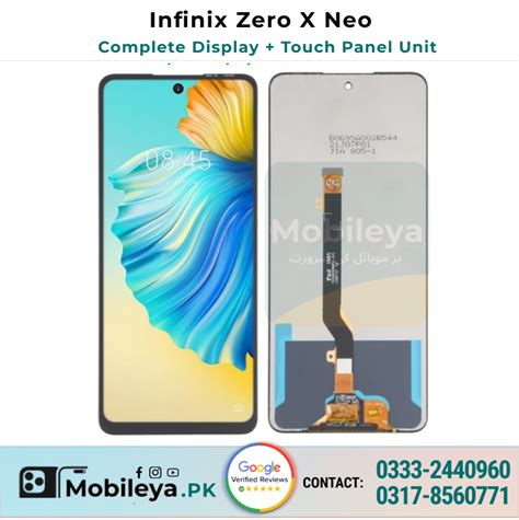 Infinix Zero X Neo Display Panel With Fitting Mobileya