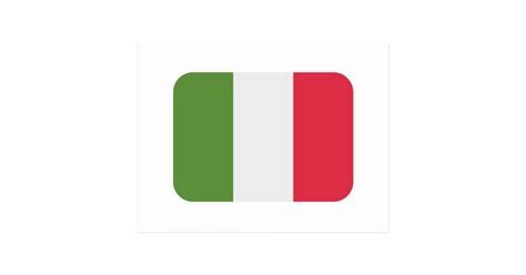 Italy Flag - emoji Twitter Postcard | Zazzle