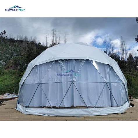 Luxury Hotel Camping Resort Waterproof Igloo Transparent PVC Glamping