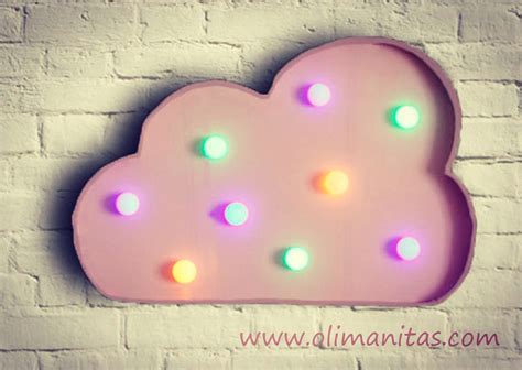 Figuras Con Luces Led Nube