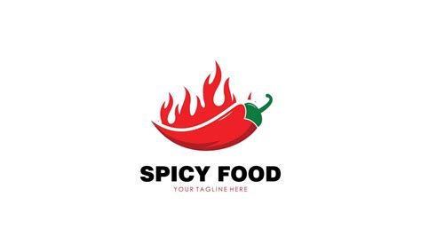 Spicy Food Logo Design Vector 17439304 Vector Art At Vecteezy