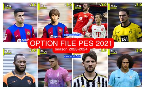 PES 2021 WEPES Option File PS4 PS5 Latest Update 2023 December From