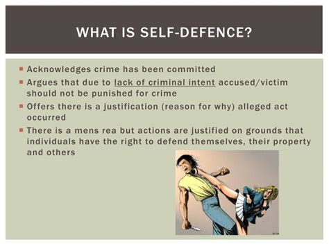 Ppt Criminal Law Defences Self Defence Powerpoint Presentation