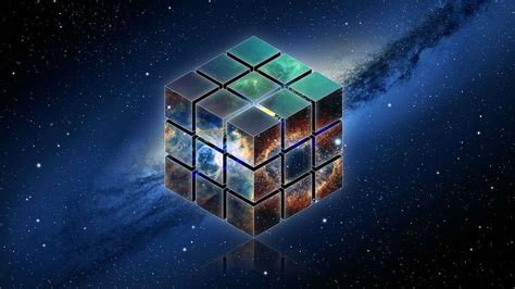 Rubik S Cube In Space Rubiks Cube Cube Sci Fi Wallpaper