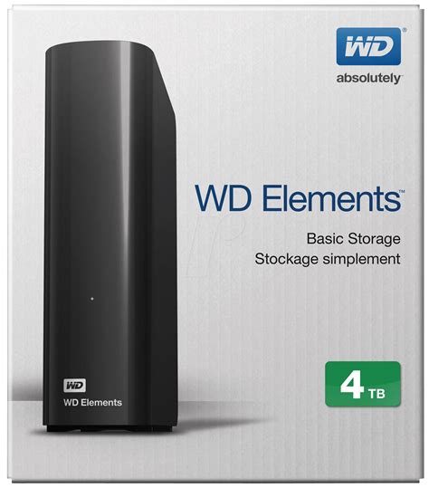 Wdbwlg0040hbk 4tb Wd Elements Desktop At Reichelt Elektronik