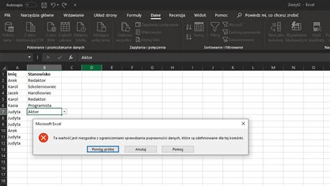 Excel Jak Utworzy List Rozwijan