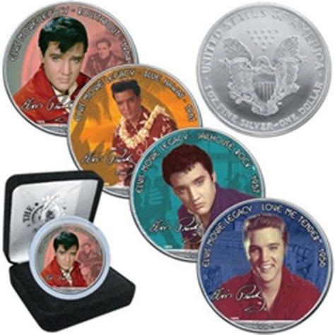 Moneda De Plata Estados Unidos Elvis