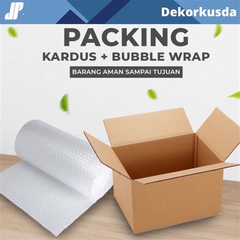 Jual Tambahan Extra Packing Kardus Bubble Wrap Shopee Indonesia