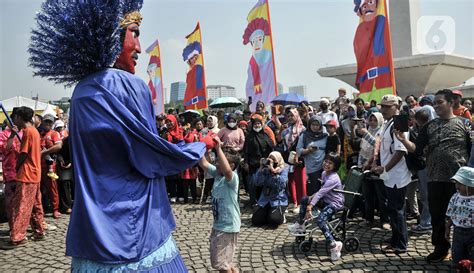 Semarak Lebaran Betawi 2023 Di Monas Foto Liputan6