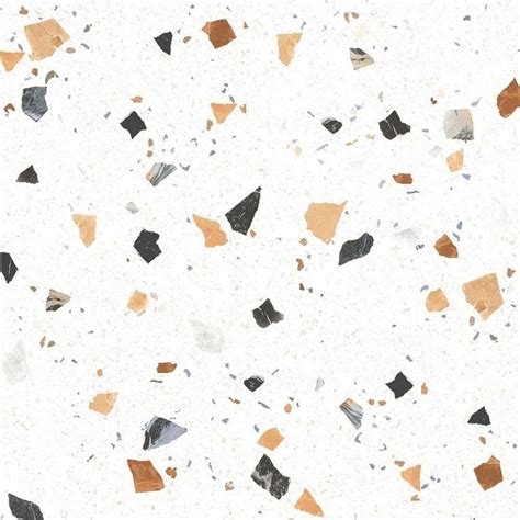 Trend White Terrazzo Multicolour Hi Gloss Cm X Cm Wall Floor Tile