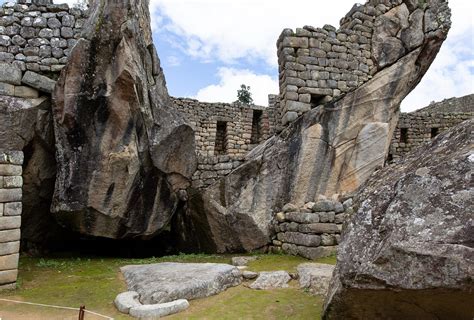 Machupicchu Temple Du Condor Patrimoine Mondial Patrimoine