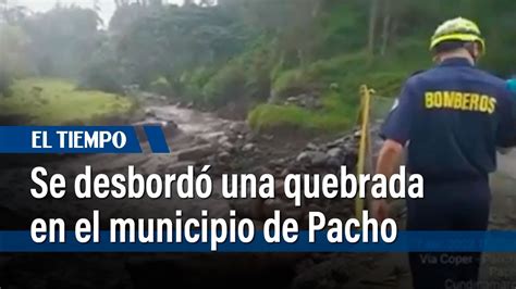 Se Desbord Una Quebrada En La Vereda San Miguel En El Municipio De