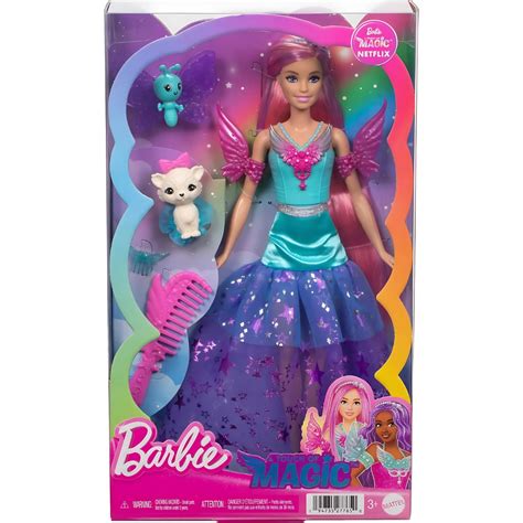 Barbie Um Toque De M Gica Boneca Malibu Cabelo Rosa Jcw Mattel