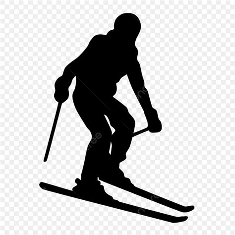 Ski Silhouette Png