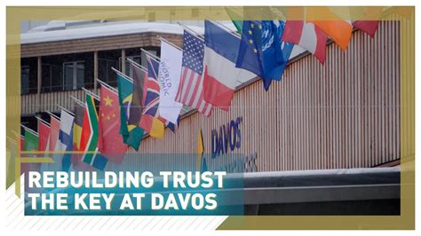 Rebuilding Trust The Key At Davos World Economic Forum Youtube