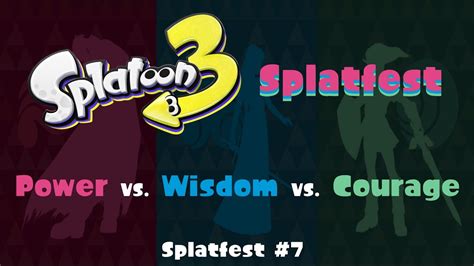 Splatoon Splatfest Power Vs Wisdom Vs Courage Youtube