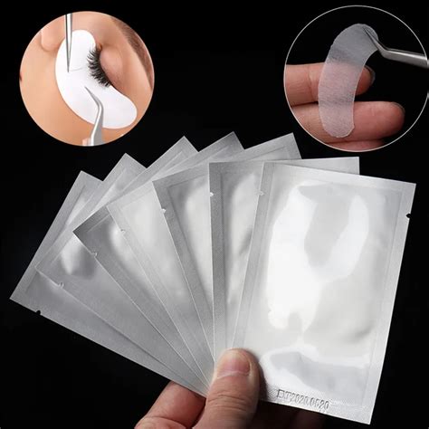 Hot 2 Pairs Eyelash Extension Paper Patches Grafted Eye Stickers Eyelash Under Eye Pads Eye