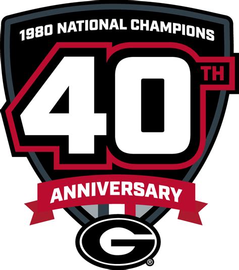 Georgia Bulldogs Logo - Anniversary Logo - NCAA Division I (d-h) (NCAA ...