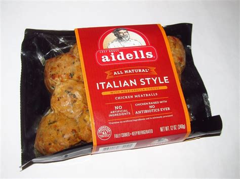 Aidells Italian Style Chicken Meatballs With Mozzarella Cheese