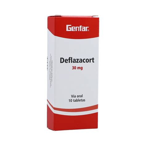 Deflazacort Tabletas 30Mg Caja X 10 Cruz Verde