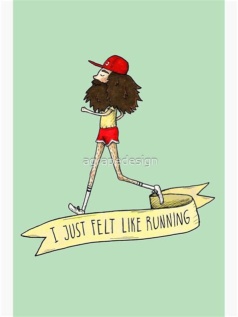 Forrest Gump I Just Felt Like Running Poster For Sale By