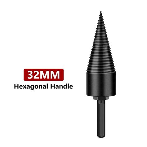 Mm High Speed Firewood Drill Bit Wood Splitter Splitting Cone