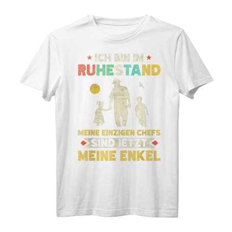 Ruhestand Enkel Opa Spruch Lustiges Rente 2023 Rentner T Shirt