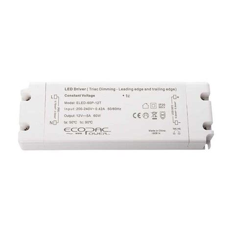 Ecopac W V Constant Voltage Dimmable Led Driver Leading Trailing