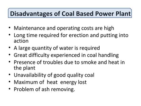 Coal based power plant