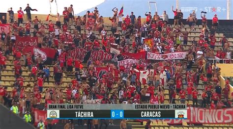 Deportivo Táchira Vs Caracas Fc En Vivo Final Liga Futve 2023 Horario