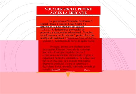 Vouchere Educationale DGASPC SECTOR 5