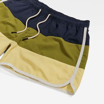 Carnic Color Block Swim Shorts Dark Blue G Star RAW ZA