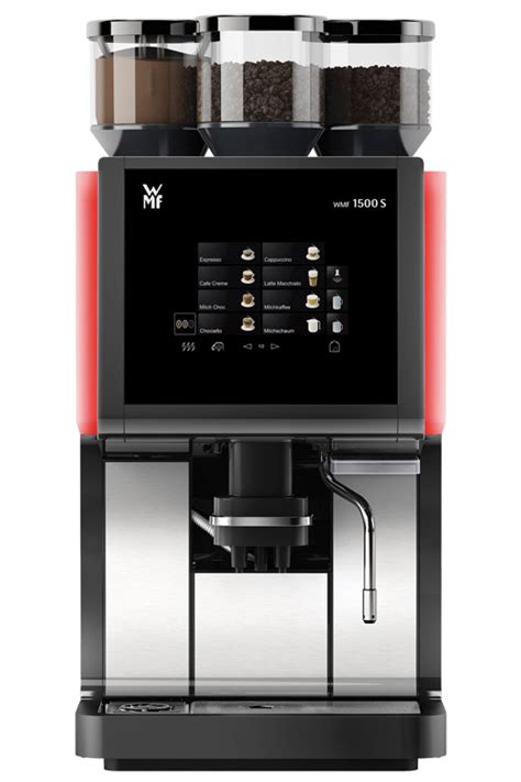 Wmf 1500 S Superautomatic Espresso Bean To Cup Machine Coffeebreak Dallmayr And Nescafe