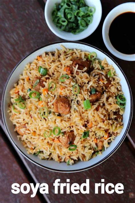 Soya Fried Rice Recipe Soya Chunks Fried Rice Meal Maker Fried Rice